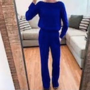 DVF Royal Blue Jumpsuit